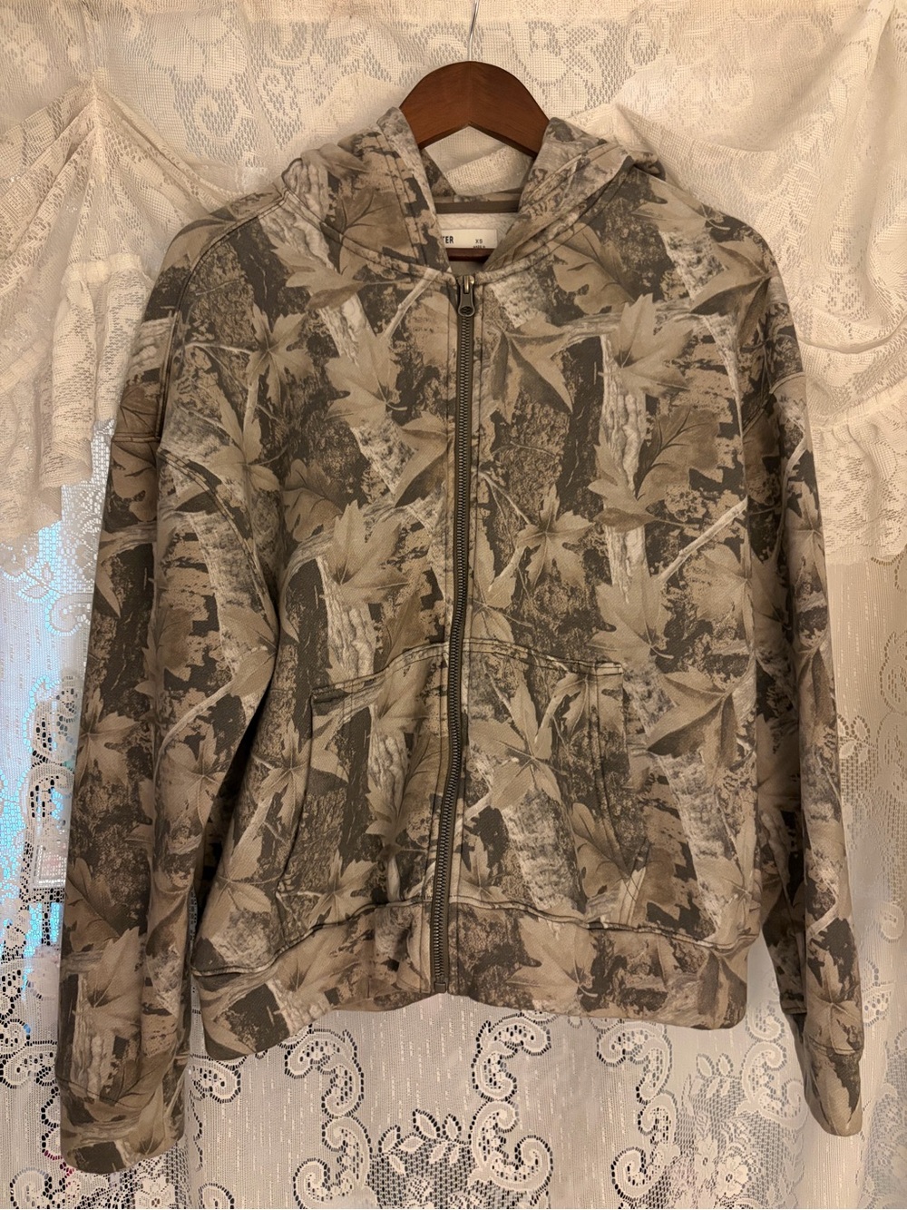 Hollister Camouflage Zip-Up